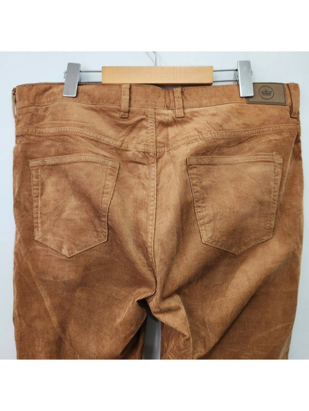 Peter Millar 5 Pocket Corduroy Pants Brown Cotton Stretch Casual Mens 36x34 - Picture 4 of 12